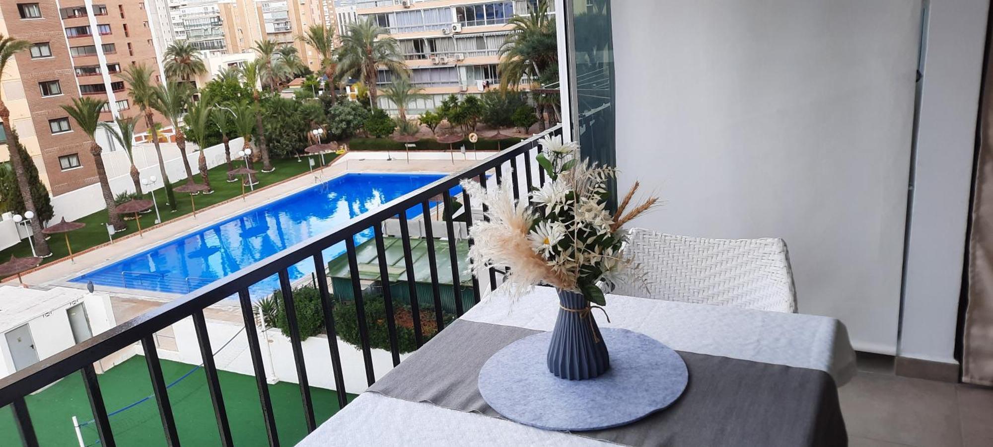 Happy Loix Wifi Aa Garage Pool Apartman Benidorm Kültér fotó